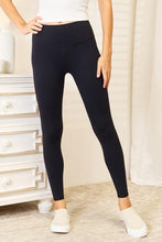 Load image into Gallery viewer, White or Black - Double Take Wide Waistband Sports Leggings
