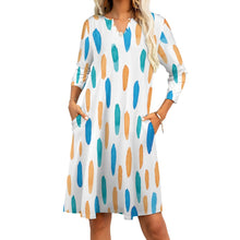 Load image into Gallery viewer, Ti Amo I love you - Exclusive Brand - 7-Point Long Sleeved Dress
