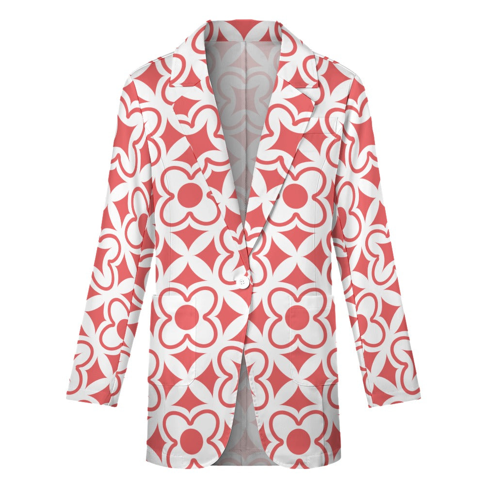 Ti Amo I love you - Exclusive Brand - Womens Suit Blazer Jacket - 2XS-2XL