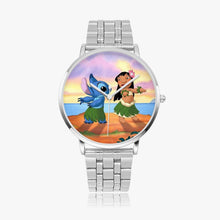 Load image into Gallery viewer, Ti Amo I love you  - Exclusive Brand  - Lilo &amp; Stitch - Womens Designer Instafamous Steel Strap Quartz Watch
