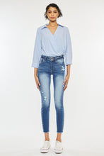 Load image into Gallery viewer, Kancan Distressed Raw Hem High Waist Jeans
