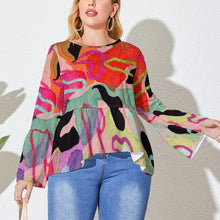 Load image into Gallery viewer, Ti Amo I love you -  Exclusive Brand - Womens Plus Size Loose Hem  Top
