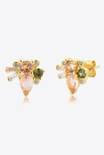 Load image into Gallery viewer, Zircon Decor 925 Sterling Silver Stud Earrings
