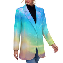 Load image into Gallery viewer, Ti Amo I love you - Exclusive Brand - Womens Suit Blazer Jacket - 2XS-2XL
