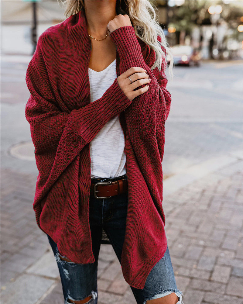 Winter Clothes Sweater Sweater Cardigan Plus Size Women Multi-Color Coat