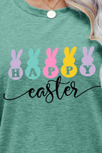 Load image into Gallery viewer, HAPPY EASTER Graphic Round Neck T-Shirt
