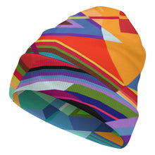 Load image into Gallery viewer, Ti Amo I love you - Exclusive Brand  - Unisex Colorful Geometrical Pattern - Knit Hat
