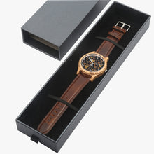 Load image into Gallery viewer, Ti Amo I love you Exclusive Brand  - Mickey - Italian Olive Lumber Wooden Watch - Leather Strap
