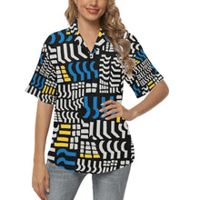 Load image into Gallery viewer, Ti Amo I love you - Exclusive Brand  - Women&#39;s Hawaiian Shirts - Sizes S-2XL
