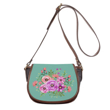 Load image into Gallery viewer, Ti Amo I love you - Exclusive Brand - Neptune - Floral Bouquet - Saddle Bag
