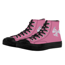 Load image into Gallery viewer, Ti Amo I love you - Exclusive Brand - Charm - Angry Fish - High Top Canvas Shoes - Black  Soles
