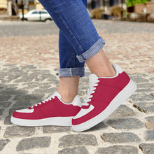 Load image into Gallery viewer, Ti Amo I love you - Exclusive Brand - Cardinal &amp; White - Low Top Unisex Sneakers
