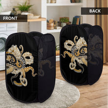 Load image into Gallery viewer, Ti Amo I love you - Exclusive Brand - Laundry Hamper Black
