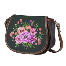 Load image into Gallery viewer, Ti Amo I love you - Exclusive Brand - Army Uniform - Floral Bouquet - Saddle Bag
