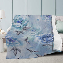 Load image into Gallery viewer, Ti Amo I love you - Exclusive Brand - Nepal &amp; Ship Cove Floral Abstract Pattern - Blankets
