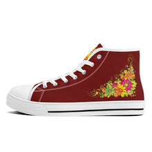 Load image into Gallery viewer, Ti Amo I love you - Exclusive Brand - High-Top Canvas Shoes - White Soles
