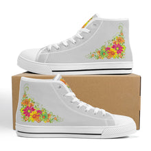 Load image into Gallery viewer, Ti Amo I love you - Exclusive Brand  - High-Top Canvas Shoes - White Soles
