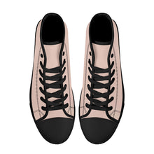 Load image into Gallery viewer, Ti Amo I love you - Exclusive Brand - High-Top Canvavs Shoes - Black Soles
