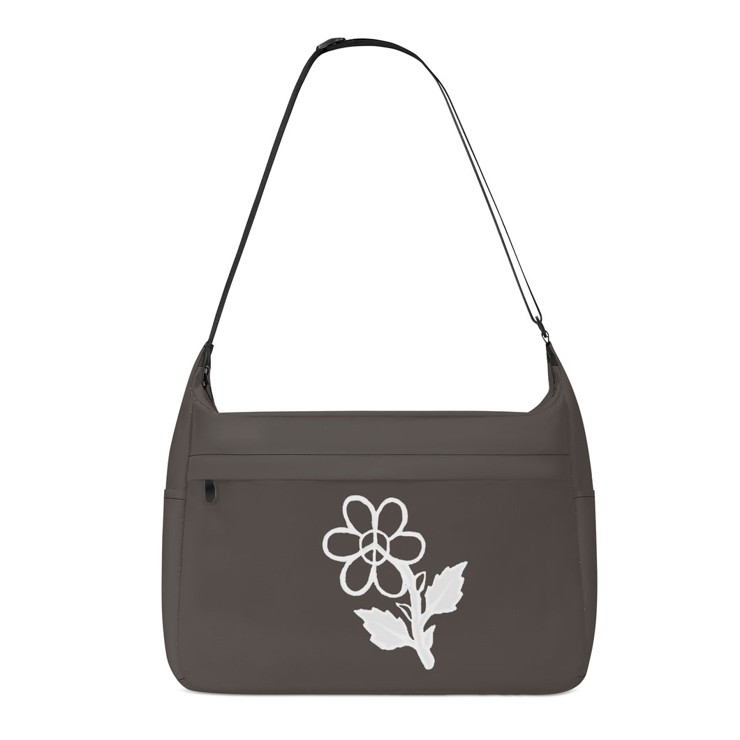 Ti Amo I love you - Exclusive Brand - Quartz - White Daisy - Journey Computer Shoulder Bag