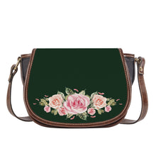 Load image into Gallery viewer, Ti Amo I love you - Exclusive Brand - Celtic - Roses - Saddle Bag
