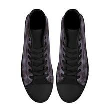 Load image into Gallery viewer, Ti Amo I love you - Exclusive Brand - High-Top Canvas Shoes - Black Soles
