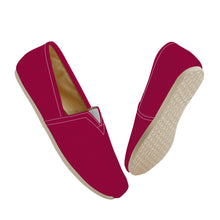 Load image into Gallery viewer, Ti Amo I love you  - Exclusive Brand  - Medium Dark Red -  Casual Flat Driving Shoe
