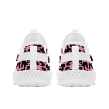 Load image into Gallery viewer, Ti Amo I love you - Exclusive Brand - Begonia Pink - Leopard - Mesh Knit Shoes
