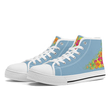 Load image into Gallery viewer, Ti Amo I love you - Exclusive Brand  - High-Top Canvas Shoes - White Soles
