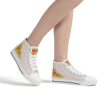 Load image into Gallery viewer, Ti Amo I love you - Exclusive Brand - High-Top Canvas Shoes - White Soles
