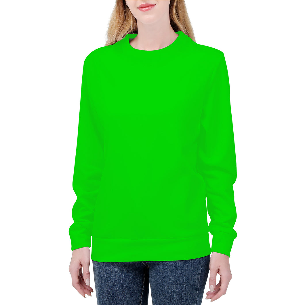 Ti Amo I love you - Exclusive Brand  - Green -  Solid Color - Women's Sweatshirt