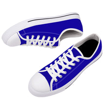 Load image into Gallery viewer, Ti Amo I love you - Exclusive Brand -  Low-Top Canvas Shoes With Customized Tongue - White
