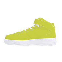 Load image into Gallery viewer, Ti Amo I love you - Alliance Lime - High Top Unisex Sneakers - Ti Amo I love you
