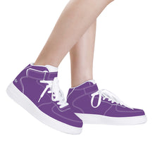 Load image into Gallery viewer, Ti Amo I love you - Exclusive Brand - Affair Purple - High Top Unisex Sneakers
