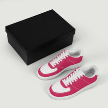 Load image into Gallery viewer, Ti Amo I love you - Exclusive Brand - Cerise Red 2 - Low Top Unisex Sneakers
