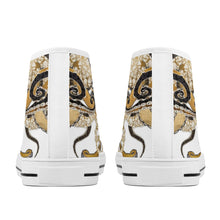 Load image into Gallery viewer, Ti Amo I love you - Exclusive Brand - High-Top Canvas Shoes - White Soles
