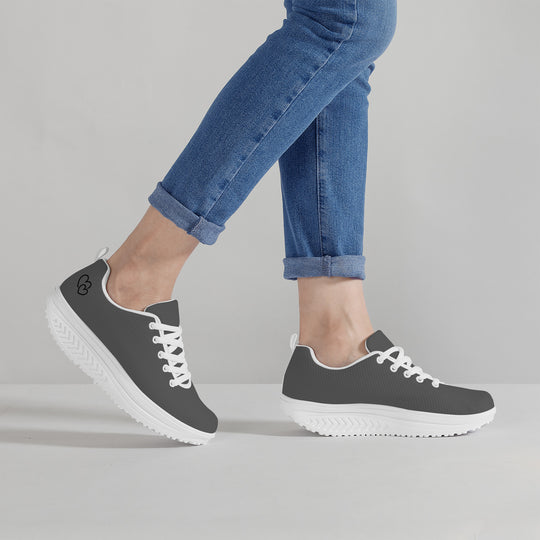 Ti Amo I love you - Exclusive Brand  - Davy's Grey - Womens Mesh Heightening Shake Wedge Platform Shoes