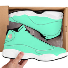 Load image into Gallery viewer, Ti Amo I love you  - Exclusive Brand  - Aquamarine - Basketball Shoes - Black Laces
