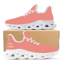 Load image into Gallery viewer, Ti Amo I love you - Exclusive Brand  - Light Coral 2 - Mens / Womens - Flex Control Sneakers- White Soles
