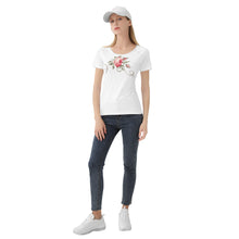 Load image into Gallery viewer, Ti Amo I love you - Exclusive Brand - White - Rose - Women&#39;s T shirt - Sizes XS-2XL
