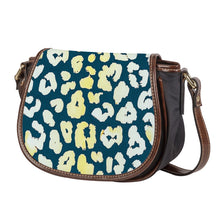 Load image into Gallery viewer, Ti Amo I love you - Exclusive Brand - Elephant, Pastel Grey, Chalky - Animal Pattern - Saddle Bag
