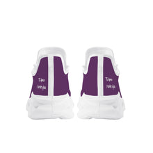 Load image into Gallery viewer, Ti Amo I love you - Exclusive Brand  - Dark Cosmic Purple - Mens / Womens - Flex Control Sneakers- White Soles
