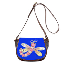 Load image into Gallery viewer, Ti Amo I love you - Exclusive Brand  - Blue Blue Eyes - Dragonfly - Saddle Bag
