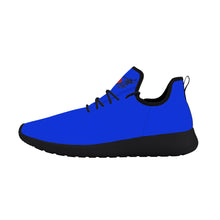 Load image into Gallery viewer, Ti Amo I love you - Exclusive Brand - Blue Blue Eyes - Skelton Hands with Heart - Mens / Womens - Lightweight Mesh Knit Sneaker - Black Soles
