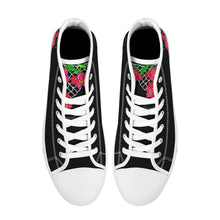 Load image into Gallery viewer, Ti Amo I love you - Exclusive Brand  - High-Top Canvas Shoes - White Soles
