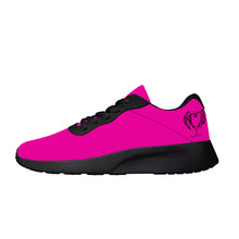 Load image into Gallery viewer, Ti Amo I love you - Exclusive Brand  - Hollywood Cerise - Dragon Heart - Air Mesh Running Shoes - Black Soles
