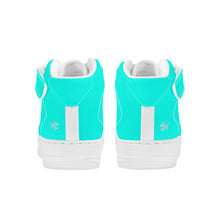 Load image into Gallery viewer, Ti Amo I love you - Exclusive Brand - Aqua - High Top Unisex Sneakers
