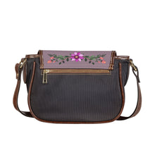 Load image into Gallery viewer, Ti Amo I love you - Exclusive Brand - Mountbatten Pink - Floral Bouquet - Saddle Bag
