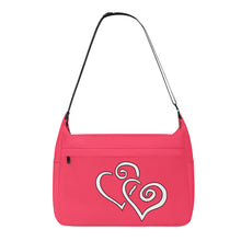 Load image into Gallery viewer, Ti Amo I love you - Exclusive Brand - Magic Potion - Double White Heart - Journey Computer Shoulder Bag
