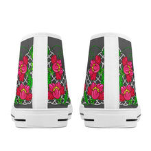 Load image into Gallery viewer, Ti Amo I love you - Exclusive Brand - High-Top Canvas Shoes - White Soles
