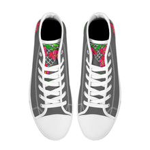 Load image into Gallery viewer, Ti Amo I love you - Exclusive Brand - High-Top Canvas Shoes - White Soles
